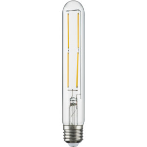 Лампа светодиодная филаментная Lightstar LED Filament E27 6W 3000K трубчатая прозрачная 933902