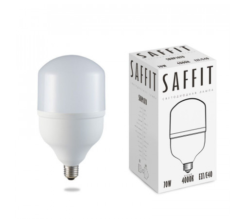 Лампа светодиодная Saffit SBHP1070 E27-E40 70W 4000K 55098 Лампа светодиодная Saffit SBHP1070 E27-E40 70W 4000K 55098