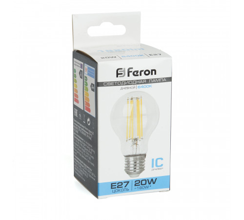 Лампа светодиодная Feron LB-620 Шар E27 20W 6400K 48285 Лампа светодиодная Feron LB-620 Шар E27 20W 6400K 48285