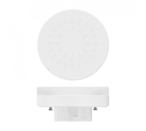 Лампа светодиодная (UL-00001670) Uniel GX53 6W 3000K матовая LED-GX53-6W/WW/GX53/FR PLZ01WH