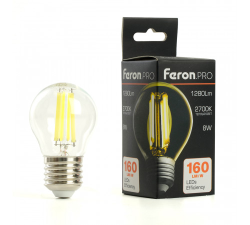 Лампа светодиодная Feron LB-1708 E27 8W 2700K 51253 Лампа светодиодная Feron LB-1708 E27 8W 2700K 51253
