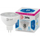 Лампа светодиодная Эра GU5.3 8W 4000K LED Lense MR16-8W-840-GU5.3 Б0054939