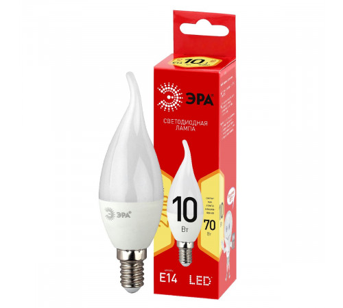 Лампа светодиодная Эра E14 10W 2700K LED BXS-10W-827-E14 R Б0051854 Лампа светодиодная Эра E14 10W 2700K LED BXS-10W-827-E14 R Б0051854