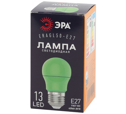 Лампа светодиодная Эра E27 3W 3000K ERAGL50-E27 Б0049579 Лампа светодиодная Эра E27 3W 3000K ERAGL50-E27 Б0049579