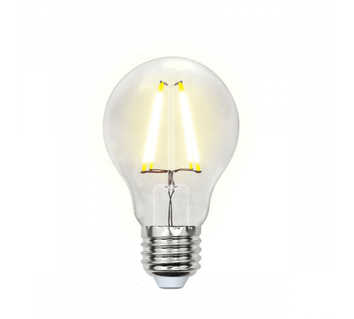 Лампа светодиодная (UL-00000198) Uniel E27 8W прозрачная LED-A60-8W/WW/E27/CL PLS02WH Лампа светодиодная (UL-00000198) Uniel E27 8W прозрачная LED-A60-8W/WW/E27/CL PLS02WH