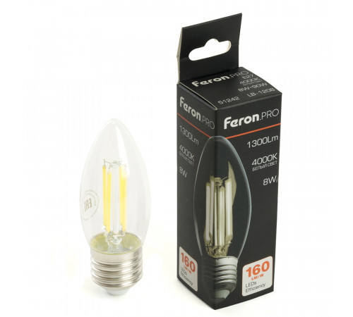 Светодиодная лампа Feron LB-1208 E27 8W 4000K 51242 Светодиодная лампа Feron LB-1208 E27 8W 4000K 51242