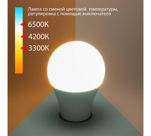 Светодиодная лампа Elektrostandard Classic LED E27 13W 3300/4200/6500K 4690389169090
