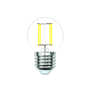 Лампа светодиодная Volpe LED-G45-5,5W/4000K/E27/CL/SLF UL-00008460