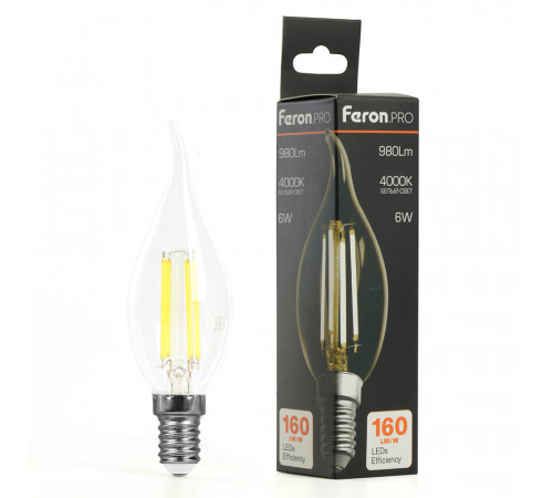 Лампа светодиодная Feron LB-1216 E14 6W 4000K 51263 Лампа светодиодная Feron LB-1216 E14 6W 4000K 51263