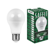 Лампа светодиодная Saffit SBA6015 шар E27 15W 6400K 55012