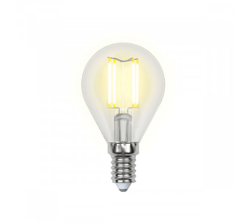 Лампа светодиодная (UL-00000197) Uniel E14 6W прозрачная LED-G45-6W/WW/E14/CL PLS02WH Лампа светодиодная (UL-00000197) Uniel E14 6W прозрачная LED-G45-6W/WW/E14/CL PLS02WH