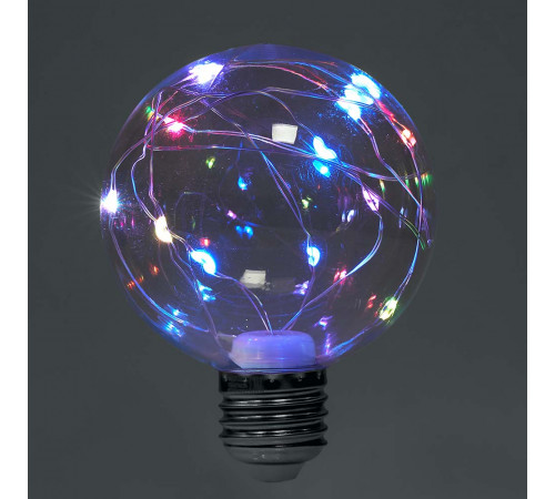Лампа светодиодная Feron LB-381 E27 3W RGB 41676 Лампа светодиодная Feron LB-381 E27 3W RGB 41676
