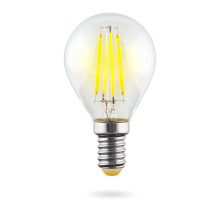 Лампа светодиодная Voltega E14 6W 2800К прозрачная VG10-G1E14warm6W-F 7021