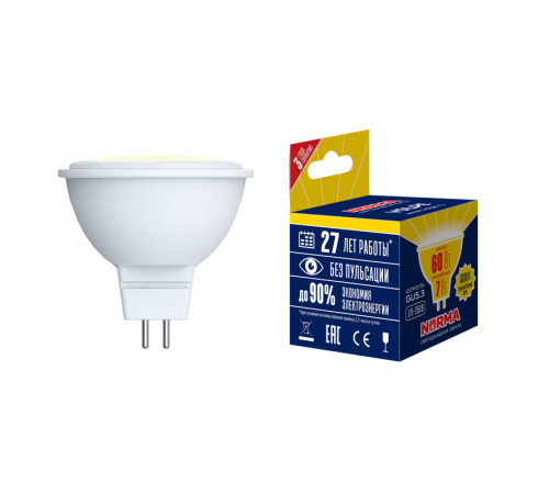 Лампа светодиодная (UL-00003843) Volpe GU5.3 10W 3000K матовая LED-JCDR-10W/WW/GU5.3/NR Лампа светодиодная (UL-00003843) Volpe GU5.3 10W 3000K матовая LED-JCDR-10W/WW/GU5.3/NR