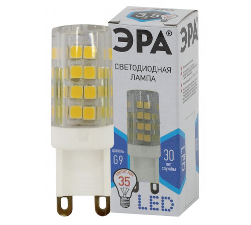 Лампа светодиодная Эра G9 3,5W 4000K LED JCD-3,5W-CER-840-G9 Б0027862 Лампа светодиодная Эра G9 3,5W 4000K LED JCD-3,5W-CER-840-G9 Б0027862