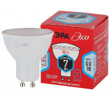 Лампа светодиодная Эра GU10 7W 4000K ECO LED MR16-7W-840-GU10 Б0040876