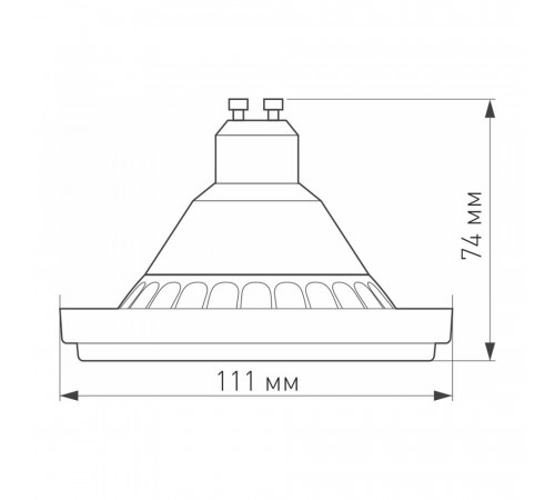 Светодиодная лампа Arlight AR111-UNIT-GU10-15W-DIM Warm3000 (WH, 24 deg, 230V) 026867 Светодиодная лампа Arlight AR111-UNIT-GU10-15W-DIM Warm3000 (WH, 24 deg, 230V) 026867