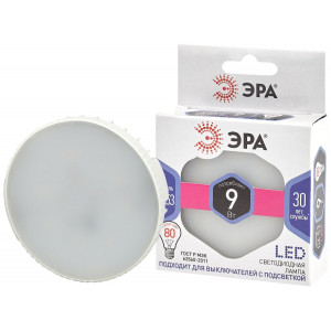 Лампа светодиодная Эра GX53 9W 6000K LED GX-9W-860-GX53 Б0048019