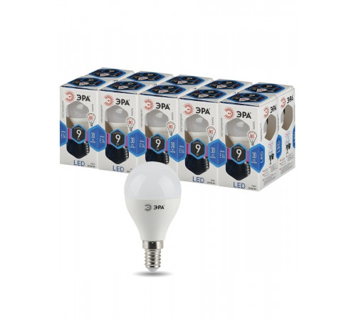 Лампа светодиодная Эра E14 9W 4000K LED P45-9W-840-E14 Б0029042 Лампа светодиодная Эра E14 9W 4000K LED P45-9W-840-E14 Б0029042