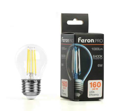 Светодиодная лампа Feron LB-1706 E27 6W 6400К 51252