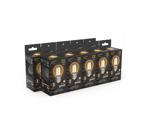 Лампа светодиодная Gauss Filament E27 13W 2700K 105802113 Лампа светодиодная Gauss Filament E27 13W 2700K 105802113