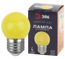 Лампа светодиодная Эра E27 1W 3000K ERAYL45-E27 Б0049576