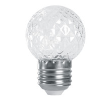 Лампа-строб Feron LB-377 шар прозрачный E27 1W 2700K 38208