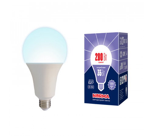 Лампа светодиодная Volpe Norma LED-A95-35W/6500K/E27/FR/NR картон UL-00005609 Лампа светодиодная Volpe Norma LED-A95-35W/6500K/E27/FR/NR картон UL-00005609