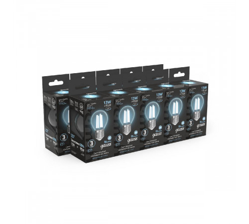 Лампа светодиодная Gauss Filament E27 13W 4100K 105802213 Лампа светодиодная Gauss Filament E27 13W 4100K 105802213