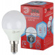 Лампа светодиодная Эра E14 6W 4000K ECO LED P45-6W-840-E14 Б0019077