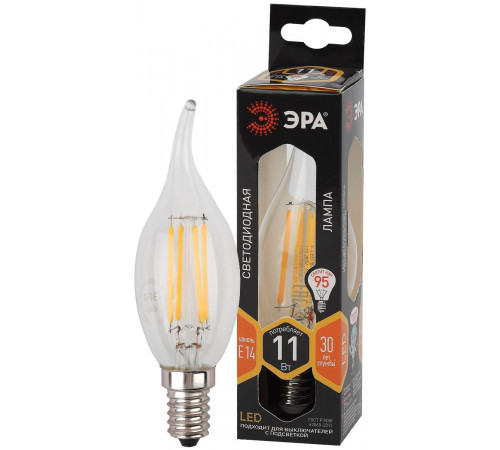 Лампа светодиодная Эра E14 11W 2700K F-LED BXS-11W-827-E14 Б0047001 Лампа светодиодная Эра E14 11W 2700K F-LED BXS-11W-827-E14 Б0047001