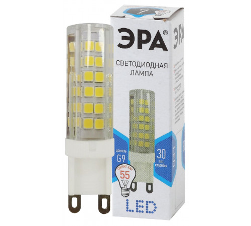 Лампа светодиодная Эра G9 7W 4000K LED JCD-7W-CER-840-G9 Б0027866 Лампа светодиодная Эра G9 7W 4000K LED JCD-7W-CER-840-G9 Б0027866