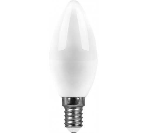 Лампа светодиодная Feron E14 9W 6400K свеча матовая SBC3709 55170 Лампа светодиодная Feron E14 9W 6400K свеча матовая SBC3709 55170