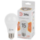 Лампа светодиодная Эра E27 15W 2700K LED A60-15W-827-E27 Б0020592