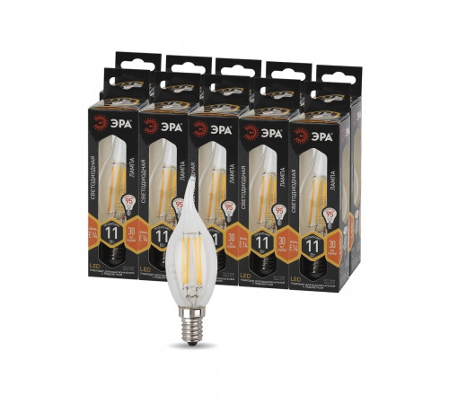 Лампа светодиодная Эра E14 11W 2700K F-LED BXS-11W-827-E14 Б0047001 Лампа светодиодная Эра E14 11W 2700K F-LED BXS-11W-827-E14 Б0047001