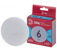 Лампа светодиодная Эра GX53 6W 4000K LED GX-6W-840-GX53 R Б0054243