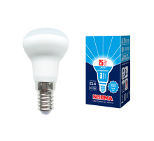 Лампа светодиодная Volpe Norma LED-R39-3W/4000K/E14/FR/NR картон UL-00005626