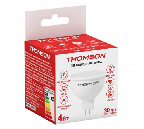 Лампа светодиодная Thomson GU5.3 4W 4000K TH-B2044 Лампа светодиодная Thomson GU5.3 4W 4000K TH-B2044