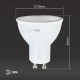 Лампа светодиодная Эра GU10 8W 4000K LED MR16-8W-840-GU10 Б0036729
