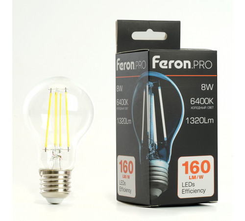 Светодиодная лампа Feron LB-1108 E27 8W 6400K 48894 Светодиодная лампа Feron LB-1108 E27 8W 6400K 48894
