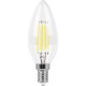 Лампа светодиодная филаментная Feron E14 7W 2700K Шар Прозрачная LB-52 25874