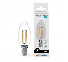 Лампа светодиодная Gauss Filament Elementary E14 8W 4100K 32128