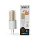 Лампа светодиодная Gauss G4 4W 3000К прозрачная 10714