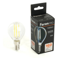 Лампа светодиодная Feron LB-1706 E14 6W 6400K 51258