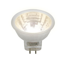 Лампа светодиодная (UL-00001702) Uniel GU4 3W 3000K прозрачная LED-MR11-3W/WW/GU4/220V GLZ21TR