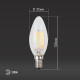 Лампа светодиодная Эра E14 11W 4000K F-LED B35-11w-840-E14 Б0046987