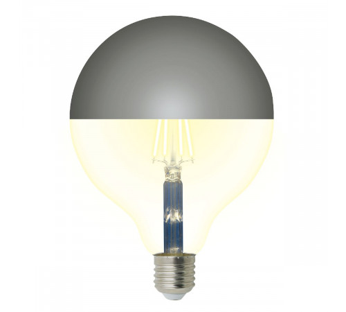 Лампа светодиодная Uniel Sky LED-G125-4W/3000K/E27/CL MIRROR/CHROME PLS02WH UL-00011793 Лампа светодиодная Uniel Sky LED-G125-4W/3000K/E27/CL MIRROR/CHROME PLS02WH UL-00011793