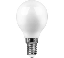 Лампа светодиодная Saffit SBG4513 шар E14 13W 4000K 55158