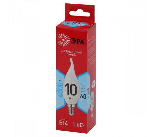 Лампа светодиодная Эра E14 10W 4000K LED BXS-10W-840-E14 R Б0051849 Лампа светодиодная Эра E14 10W 4000K LED BXS-10W-840-E14 R Б0051849