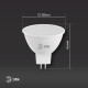 Лампа светодиодная Эра GU5.3 8W 6000K LED MR16-8W-12V-860-GU5.3 Б0049095